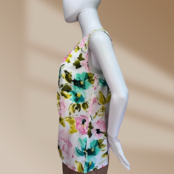 Merona Women's Set of 2 Floral Tops Yellow & White Size Medium NWOT - Picture 6 of 7